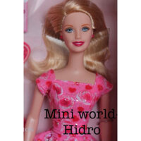 S131 Búp bê Barbie valentine wishes doll 2001 chính hãng Mattel body vintage