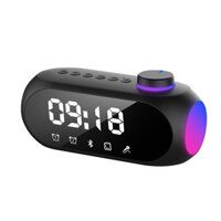 S18 5W bluetooth Speaker Portable Speaker HiFi Stereo 360° Surround Sound Subwoofer RGB Light 1500mAh LED Digital Displa