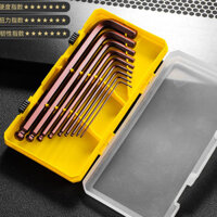 S2 Chất Lượng Cứng Cao Allen Cờ Lê Bộ Lục Giác Thìa Lục Giác Cờ Lê Lục Giác Tua Vít Lục Giác Allen 6 Dụng Cụ