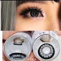 S2002 HCM 1 cặp lens xám hoa lens giãn tròng Hàn Quốc 7