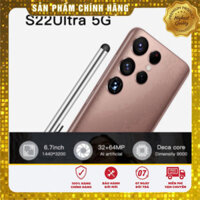 S22 Ultra Điện thoại di động 8GB RAM 256GB ROM 6.7 Inch giá rẽ Dual SIM Card Game Mobile Phone rẻ cho học sinh