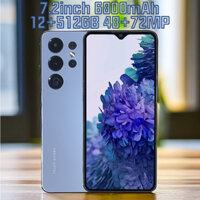 S23+ ULTRA Điện thoại di động chơi game thông minh 12GB RAM+512GB ROM 48MP+72MP Điện thoại Android giá rẻ 6800mAh