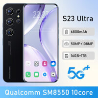 S23 Ultra mới  Camera HD 50+108MP Pin 6800mAh Màn hình 7.3 inch Dual SIM 16+1TB Bộ nhớ lớn Điện thoại kinh tế tuyệt vời