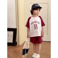 S280 Set bộ đùi Unisex Chữ R