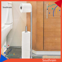 {S66} Giá đỡ cuộn giấy vệ sinh Giá đỡ khăn giấy hai cực bằng thép không gỉ chống trượt Cài đặt không cần đục lỗ Giá đỡ khăn giấy cuộn dọc Dụng cụ sắp xếp phòng tắm