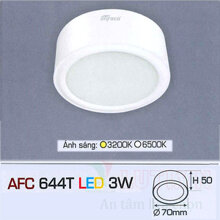 Đèn lon âm trần Anfaco AFC-644T - 3W