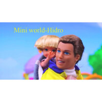 S75  Búp bê 1996 Big Brother Ken & Baby Tommy Mattel Vintage Barbie Pink chính hãng Mattel