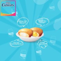 s8 Bánh custard nhân kem Orion Custas hộp 282g