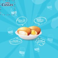 s8 Bánh custard nhân kem Orion Custas hộp 282g