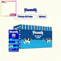 s84 Thùng sữa tươi Vinamilk 180ml( 48 hộp x180ml)