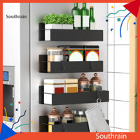 {S9} Giá đựng gia vị tủ lạnh ic Dung tích lớn Chống rỉ sét Tủ lạnh Tủ bếp Dụng cụ sắp xếp gia vị