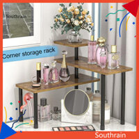 {S9} Kệ đựng đồ nhà bếp 3 tầng Chịu tải lớn Nền tảng rộng Bình đựng gia vị bằng gỗ Giữ đứng Kệ góc sắp xếp Giá để bàn trưng bày Kệ sách