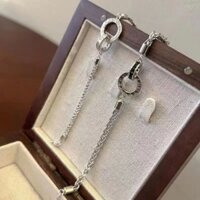 S925 Bạc Thời Gian Người Yêu Cặp Đôi Vòng Tay Nam Nữ Một Đôi Ánh Sáng Pháp Sang Trọng Phong Cách Mới Vòng Đôi Vòng Tay Dài Tình Yêu Quà Tặng20250209