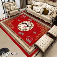 [SẢ KHO] Thảm  nỉ lì Trải sàn 5D mẫu hoàng gia kích thước 1m6x2m3 và 2mx3m