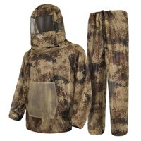 Sa Mạc Chiến Thuật Kỹ Thuật Số Ngụy Trang Chống Muỗi Nuôi Ong Săn Ghillie Phù Hợp Với Câu Cá Cắm Trại Ngụy Trang Người Nuôi Ong Lưới Hood Bộ Đồ Câu Cá