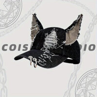 Sa mạc Tai Sói Cao Bồi Mũ bóng chày đầy màu sắc Mũ bóng chày thiết kế độc đáo phụ kiện chủ đề động vật cho phụ nữ khóa chống nắng