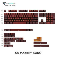 SA Maxkey Kono keycap nhựa ABS double shot 144 nút
