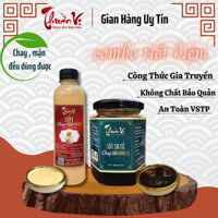 Sa tế chay, chao, combo sốt sa tế chay 280gr chao Thuần Vị sốt chao, sốt sa tế nam vang 280g