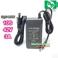 (SA42V3A-713H-NHO) Sạc Lion 10S 42V-3A-713 hộp nhỏ có quạt tản nhiệt (HongPhuong)