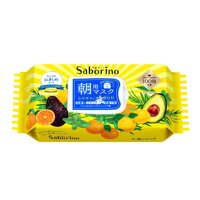 Saborino Mặt Nạ Buổi Sáng Hương Trái Cây Saborino Morning Facial Sheet Mask (Gói 32 Cái)