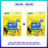 Saborino Mặt Nạ Buổi Sáng Hương Trái Cây Saborino Morning Facial Sheet Mask (Gói 5 Cái)