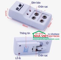 Sạc 2 pin 9V Doublepow DP-B09