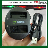 SẠC 2 PIN WASABI FOR CANON LP-E8