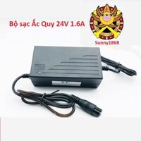 Sạc 3 chấu 24V 1,6A  ắc quy xe trẻ em,xe đạp điện, xe máy điện sạc pin cho ắc quy chì 24V