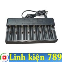 Sạc 8 pin 18650 26650 6400mA tự ngắt khi đầy - Linh kiện 789