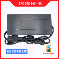 Sạc 84V - 5A dành cho Pin Li-ion hệ 20S 72V/84V Có Quạt