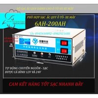 Sạc ắc quy 12V-24V 4Ah-300Ah