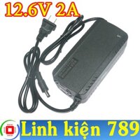 Sạc ắc quy 12V Pin Lithium 3S 3.7V 12.6V 2A tự ngắt khi đầy - Linh Kiện 789