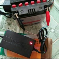 SẠC ẮC QUY 12V TỰ NGẮT KHI ĐẦY - BH 12 THÁNG - đồ chơi xe máy - sạc ắc quy
