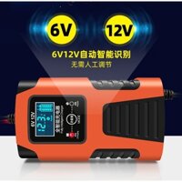 Sạc acquy 6v 12v 2A 2AH-40AH sạc ắc quy thông minh chống ngược cực tự ngắt khi đầy sạc ô tô xe máy