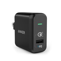 Sạc Anker 1 cổng 18w, Quick Charge 3.0 (có PowerIQ) - [PowerPort+1, QC 3.0, with PowerIQ]- đen