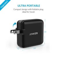 Sạc Anker 2 cổng, 24w - [PowerPort 2, 24w] - A2141