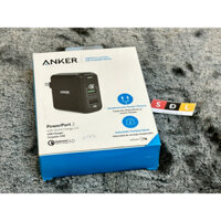 Sạc Anker 2 cổng, 30w, Quick Charge 3.0 [Powerport 2, 30w, QC 3.0] - A2024