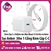 Sạc Anker 30w 1 Cổng IQ3 - A2640 (Bảo Hành 18 Tháng)