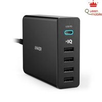 Sạc Anker 5 cổng-60w USB-C Power Delivery – [Powerport+ 5, 60w, USB-C] – A2053