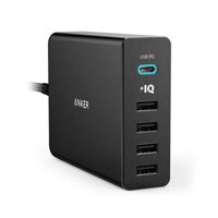 Sạc Anker 5 cổng-60w USB-C Power Delivery – [Powerport+ 5, 60w, USB-C] – A2053