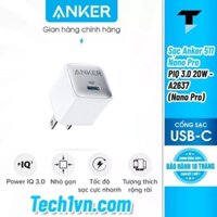 Sạc Anker 511 Nano Pro PIQ 3.0 20W – A2637