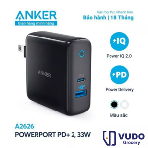 Sạc Anker A2626 - 33w