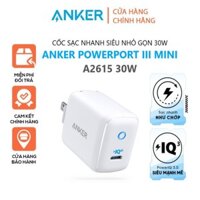 Sạc ANKER Nano Siêu nhỏ gọn A2633 Sạc nhanh 20W / 30w 33w sạc nhanh Anker Chính Hãng