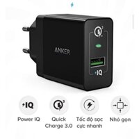 ○Sạc ANKER PowerPort+ 1 cổng 18w Quick Charge 3.0 - A2013