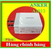 Sạc Anker PowerPort+ 1 Quick Charge 3.0, Anker 18W USB Wall Charger màu trắng tray (no box)