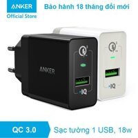 Sạc ANKER PowerPort+ 18w Quick Charge 3.0 - A2013 MFI sạc nhanh cho IPhone - Chính hãng New 100% No box