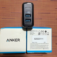 Sạc Anker PowerPort Elite 24W (2*12W USB A)A2023 New US