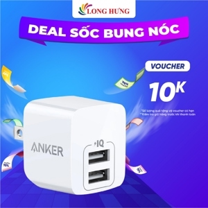 Sạc Anker PowerPort Mini A2620 - 2 cổng, 12W