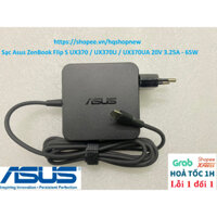 Sạc Asus ZenBook Flip S UX370 / UX370U / UX370UA 20V 3.25A - 65W