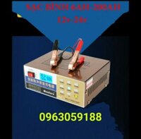 Sạc Bình Ắc Qui Xe Máy 12V - 24V -6 AH -200 AH